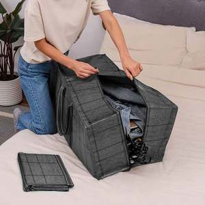 Contenedor Organizador de Ropa Plegable Grande en Oferta, Diseño Cuadrado Plegable de Buena Calidad para Juguetes y Camisetas - Product Image 2