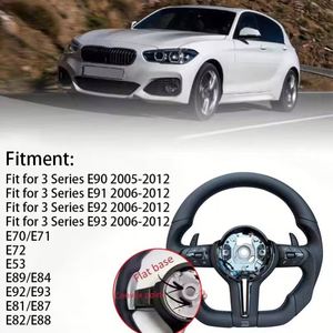 Volante de Coche con Calefacción y Vibración, Forrado en Cuero Perforado con Franja Roja para <span class=keywords><strong>BMW</strong></span> M340 <span class=keywords><strong>2023</strong></span> 540i G30 M340i G20 330i 2020 - Product Image 6