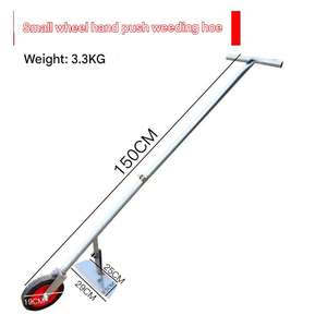 ชุดจอบเหล็กสำหรับการเกษตรแบบ5ล้อ1-in-1ทำจากสเตนเลสสตีลเครื่องมือกำจัดวัชพืชในสวนด้วยมือ - Product Image 3