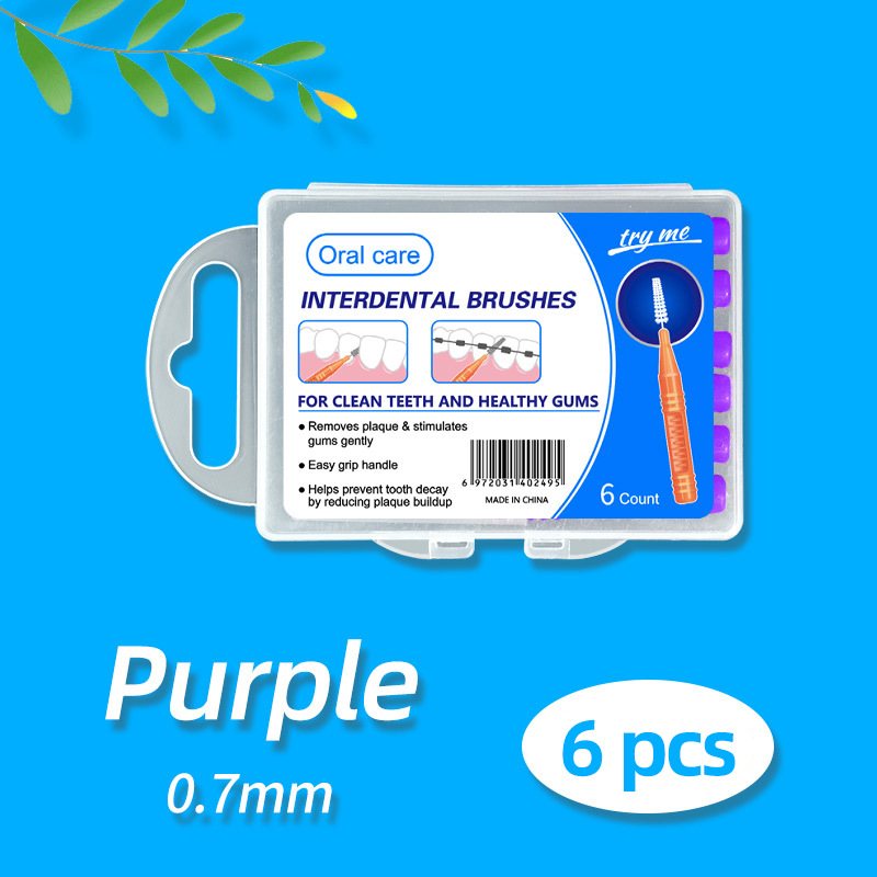 6-pack of hook boxes [Purple]