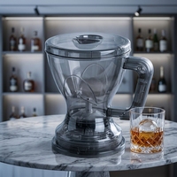 Cafetière à filtre incassable de 500 ml avec filtre détachable, distributeur automatique de café pour la maison et le café