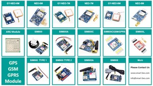 Module électronique intelligent <span class=keywords><strong>NEO</strong></span>-<span class=keywords><strong>7M</strong></span> <span class=keywords><strong>GPS</strong></span> 51 MCU SIM5320E GSM GPRS SMS UART, routine externe, faible consommation d'énergie - Product Image 2