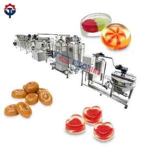 Large output automatic hard candy production equipment sandwich toffee processing machinery manufacturer