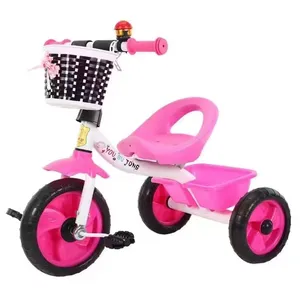 Barato plástico tres ruedas empujar Niño 3 ruedas niños triciclo niños bicicleta triciclos para niños bebé 3 ruedas 2 años 2024