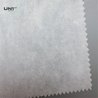 Papier thermocollant non tissé, tissu d'interfaçage, doublure non tissée thermocollante pour chemises
