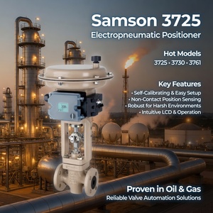 วาล์วควบคุม Samson 3241 ของแท้ใหม่จากเยอรมนี พร้อมตัวกำหนดตำแหน่งวาล์ว 3725 และตัวกระตุ้นลม 3277 จากผู้จัดจำหน่ายวาล์วควบคุม Samson - Product Image 1