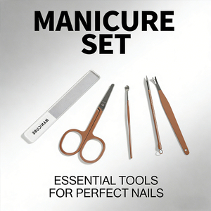 Ensemble d'outils de manucure et pédicure professionnels multifonctions durables en acier inoxydable 8-en-1 pour soins des ongles - Product Image 6