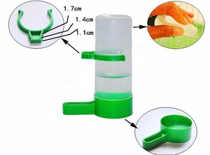 Alimentador automático <span class=keywords><strong>para</strong></span> mascotas, taza de alimentación <span class=keywords><strong>para</strong></span> loros y pájaros, con Clip <span class=keywords><strong>para</strong></span> aviario, periquito y cacatúa - Product Image 3