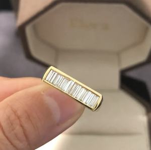 Joyería Fina Personalizada, Anillo Sólido de Oro Real de 9k, 10k, 14k, 18k, Oro Blanco, Amarillo o Rosado, Diamante/Gema de Laboratorio, Fabricación en Fábrica - Product Image 2
