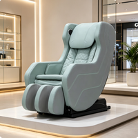 Sillón de Masaje Shiatsu de Cuero con Compresión Caliente, Nuevo y de Alta Gama, para el Hogar, Masaje Corporal Completo 4D, Cabina Espacial de Lujo, Sillón Multifuncional