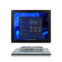 Tablette industrielle avant en alliage d'aluminium sans ventilateur CPU J1900 de 19 pouces Interfaces homme-machine fiables Panel PC industriel