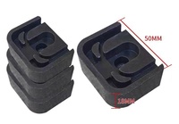Supports en caoutchouc anti-vibration pour climatiseur, base amortisseur de chocs Big Foot, isolation phonique, réduction du bruit