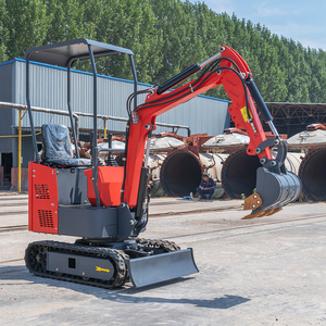 Mini bagger digger electrique plus petit hydrolique mini pelle1.5 ton 1 1.2t 2 tonnes excavateur - Product Image 1