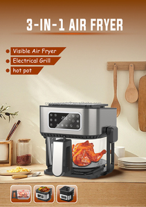 Nuevo estilo, electrodomésticos de cocina de alta calidad, freidora de aire de 5L con función en pantalla táctil Digital, máquina freidora de aire para uso doméstico - Product Image 4