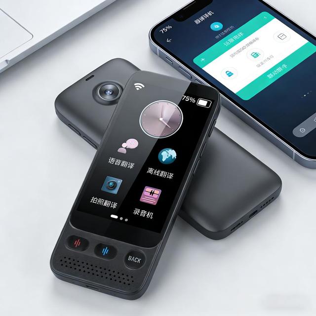 S09 Portable Translation Device 138 Languages 3.5-inch IPS Color Display Offline Photo Translation Android Operating System