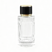 Botol Parfum Kaca Kristal Silinder Kanghailong XS-21 100ml dengan Tutup, Ramah Lingkungan, Dapat Didaur Ulang,  Hot Stamping, Sablon