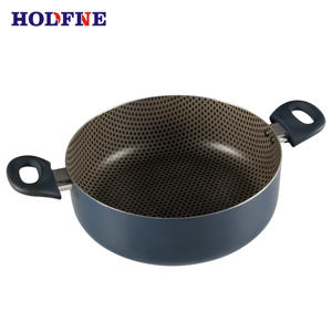 Tốt nhất bán 2 cái nhôm chậu nấu ăn thiết lập soong không dính tùy chỉnh đồ dùng nhà bếp súp nồi đặt - Product Image 4