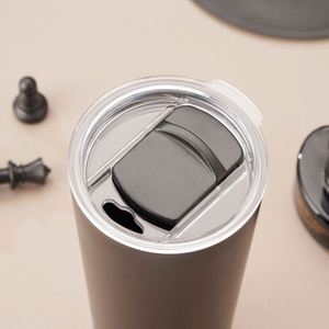 แก้วน้ำพลาสติกสองชั้นพิมพ์โลโก้ ราคาโรงงาน สำหรับแจกในงานแสดงสินค้า - Product Image 3