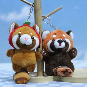 พวงกุญแจรูปสัตว์แรคคูนหางยาวน่ารักน่ารักของเล่นสัตว์ยัดนุ่นแฟชั่นกระเป๋าเป้สะพายหลังคลิปเสน่ห์ - Product Image 4
