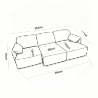 Sofá Cama Eléctrico Moderno de Tres Plazas, Grande, de Tela, en Forma de L, Modular, Convertible, Cómodo y Espacioso para Áreas de Estar