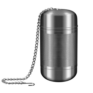 316L Stainless Steel Tea Infuser With Chain Portable <b>Mesh</b> <b>Strainer</b> For Loose Leaf Tea Brewing - Product Image 5