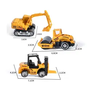 1/55 Alloy Metal die casting engineering vehicle Bulldozer wheel loader construction model truck toy for children kids