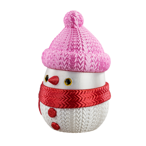 Cartoon Snowman Manual <b>Grinder</b> Plastic <b>Herb</b> <b>Grinder</b> Winter themed Smoking Accessory OEM ODM - Product Image 5