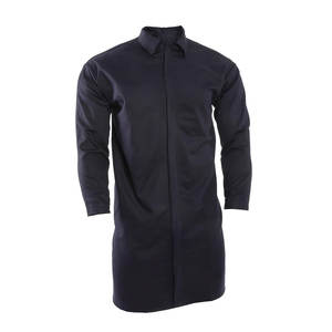 224 Meilleur prix Blouse de laboratoire professionnelle pour hommes femmes à manches longues, blanc, unisexe disponible en couleur noire également - Product Image 1