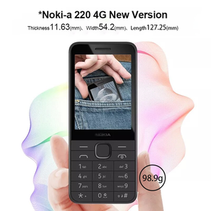 Originale Noki-un 220 4G Feature Phone 2.8 pollici Bluetooth Radio FM 1450mAh Bettery Dual SIM pulsante di telefonia Mobile tipo-C porta - Product Image 3