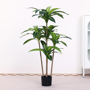 Nueva Planta Artificial de Madera Brasileña Verde, Resistente a los Rayos UV, Ecológica, Duradera, Diseño Moderno para Sala de Estar, Interior/Exterior - Product Image 1