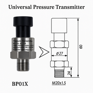 BST 0.5-4.5V <strong>3</strong>.3V 4-20ma Air Conditioning Pressure Transducer <strong>Sensor</strong> Vacuum Pressure <strong>Sensor</strong> for Liquid Gas Steam and Hvac - Product Image 6