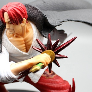 Figurine Shanks de haute qualité de 18,5 cm, Yonko 4 Emperors, cheveux rouges, figurine d'action en PVC, modèle de statue, figurine décorative, jouet - Product Image 6
