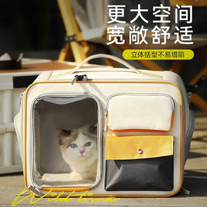 Sac de transport portable pour animaux de compagnie avec fenêtre transparente pour chat et chien, utilisation en extérieur - Product Image 3