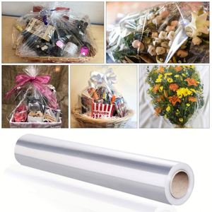 กระดาษแก้วใสแบบม้วนสำหรับห่อของขวัญ ดอกไม้ ตะกร้าของขวัญ และอาหาร - Product Image 5