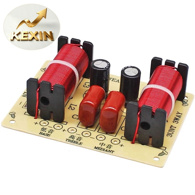HiFi-grade High, Mid, and Low Three-Way Crossover DIY Home Theater Speaker Upgrade 150W High-Power Crossover Board