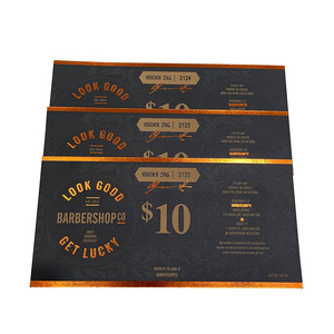 Phiếu giảm giá in ấn tùy chỉnh, dịch vụ in ấn bán buôn, thẻ quà tặng có logo - Product Image 1