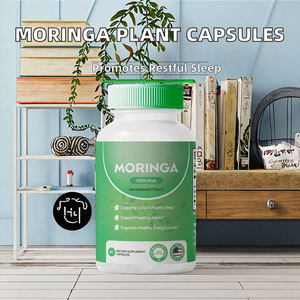 Polvo de Moringa Vegetariano con Beneficios Antioxidantes, Cápsulas de Moringa Orgánica Vegana, Suplemento Natural de Extracto de Moringa en Cápsulas - Product Image 2