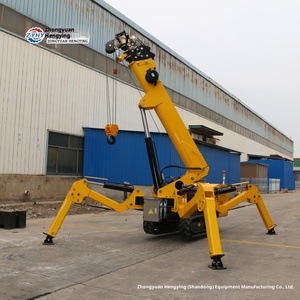 Crawler listrik derek laba-laba operasi Remote kontrol hidrolik teleskopik Boom lift lipat 20m tinggi angkat 5m/1000kg - Product Image 2