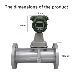 1inch Độ chính xác cao biến khu vực khí lưu lượng kế OEM mặt bích kết nối <span class=keywords><strong>LCD</strong></span> hiển thị thép không gỉ/thép carbon exdiibt4 tap - Product Image 4