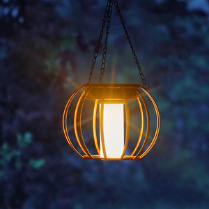 Lámpara Solar Colgante de Metal con Forma de Jaula de Pájaro, Impermeable IP65, Decorativa para Exteriores, con LED, para Jardín, Patio, Terraza y Paisajismo - Product Image 2
