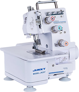 Jukky เครื่องเย็บผ้าโลหะขนาดเล็กสำหรับเด็ก257พร้อมตะเข็บคู่ใช้ในอุตสาหกรรมผ้าสำหรับ<span class=keywords><strong>เสื้อผ้า</strong></span> - Product Image 1