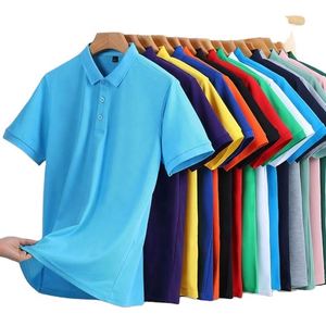 Wholesale Customized Embroidered Logo Solid Knitted High Quality Cotton Men's for Shirts Work Uniform - Product Image 3