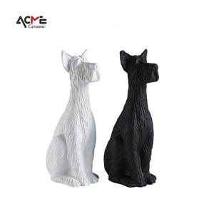 Vente en gros OEM réaliste taille réelle <span class=keywords><strong>beagle</strong></span> figurine décoration maison sculptures d'animaux statues de chien en céramique <span class=keywords><strong>à</strong></span> <span class=keywords><strong>vendre</strong></span> - Product Image 1