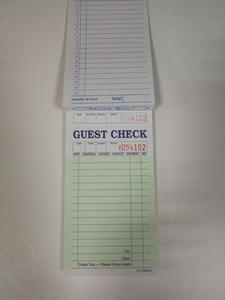Libreta de Comandas TM-G3674 con Tinta Transparente, 2 Partes, para Restaurante, 50 Juegos, Tarjetas Numeradas Desprendibles, Factura en Cartón Repujado - Product Image 6