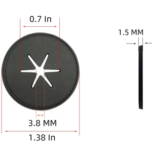 在庫工場1.38インチイヤホンポートPVCラバーパッチイヤホンスルーホールパッチ - Product Image 2