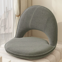 Chaise de stade ronde portable Hangrui en coton et lin, structure en acier, capacité de 120 kg, siège rembourré pour événements sportifs