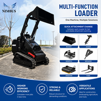 NIMBUS Quick Hoist : Treuil rapide à haute efficacité pour chargeuse compacte, idéal pour le dégagement des chantiers de construction
