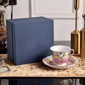 European style luxury coffee pot and <b>cup</b> and <b>saucer</b> set for home use - Product Image 3