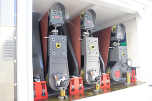 Lijadora de Banda Ancha para Muebles, MDF y Gabinetes, de Gran Potencia, con 3 Bandas, para Lijar Madera Contrachapada - Product Image 5