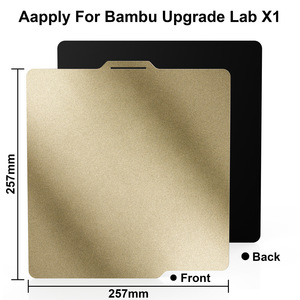 <span class=keywords><strong>Imprimante</strong></span> <span class=keywords><strong>3d</strong></span> <span class=keywords><strong>Bambu</strong></span> <span class=keywords><strong>Lab</strong></span> <span class=keywords><strong>X1</strong></span> Plaque PEI texturée dorée - Product Image 2